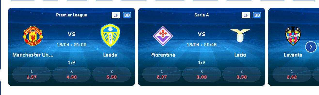 Förhöjda odds på Premier League och Serie A matcher hos bettingsidor utan svensk licens