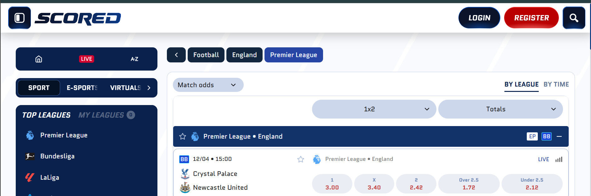 Live betting utan svensk licens med realtidsresultat och oddsjämförelse